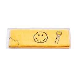 Set serviette + relève-pitch smiley