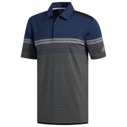 Polo Adidas Ultimate gradient block stripe polo