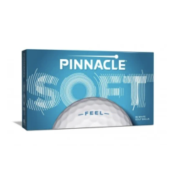 Balles de golf Pinnacle Soft Blanche - Pack de 15 balles