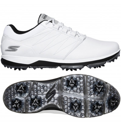 Chaussures Skechers go golf pro V.4 blanches noir