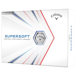 Balles de golf Callaway Supersoft blanches