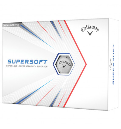 Balles de golf Callaway Supersoft blanches