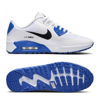 CHAUSSURE NIKE AIR MAX 90 G BLANC/BLEU