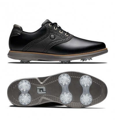 Chaussures de golf Footjoy Traditions noir Femme 2021