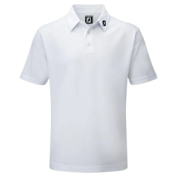 Polo Footjoy Strech piqué blanc junior