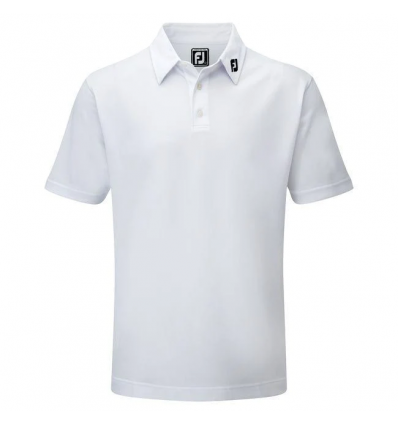 Polo Footjoy Strech piqué blanc junior