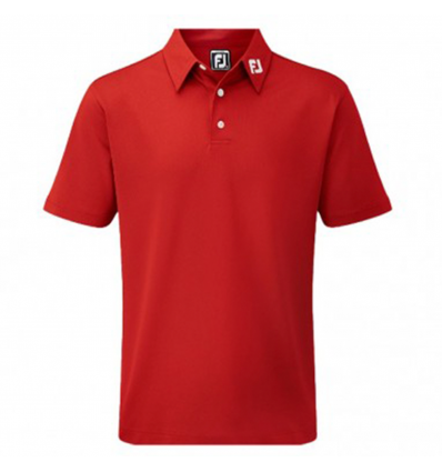 Polo Footjoy Strech piqué rouge junior