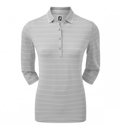 Polo Footjoy 3/4 Sleeve pinstripe