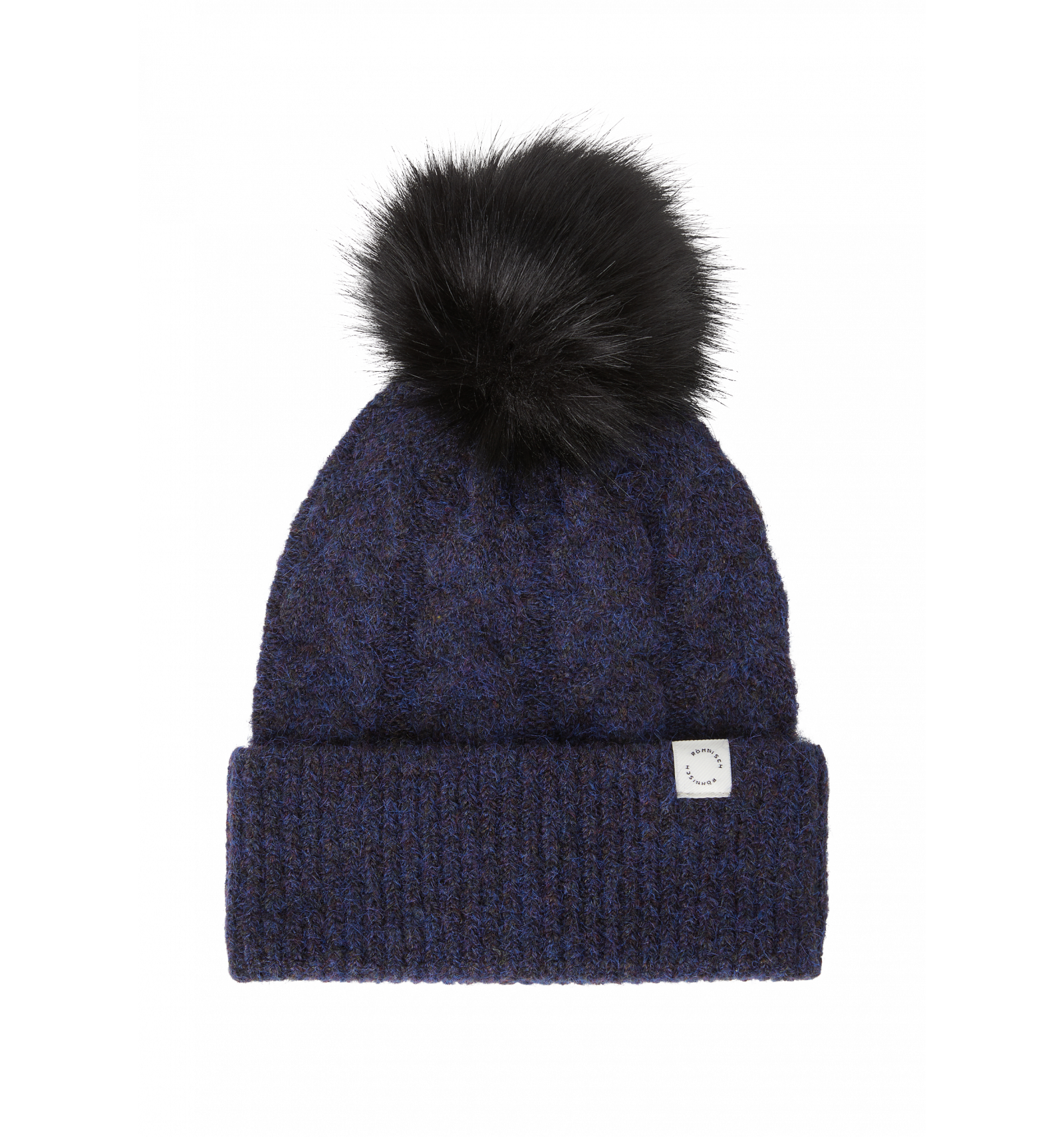 Bonnet Chaud Tressé à Pompom