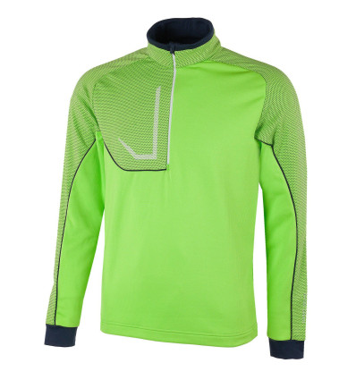 Pull Galvin Green demi-zip Daxton vert