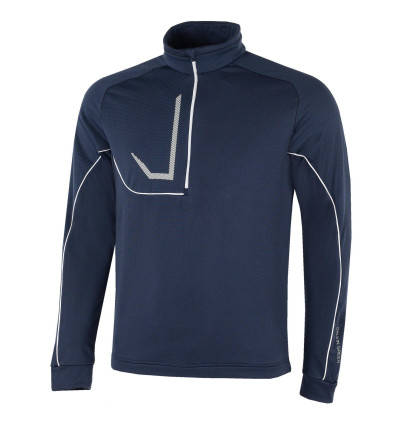 Pull Galvin Green demi-zip Daxton marine