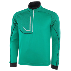 Pull Galvin Green demi-zip Daxton vert sapin