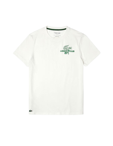 T-Shirt Lacoste Flour - Blanc