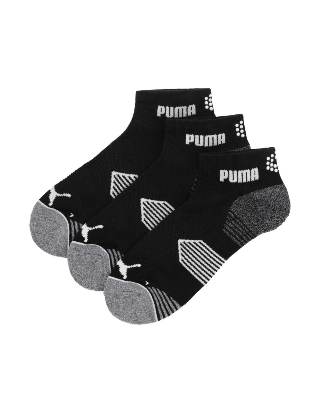 Chaussettes Puma ESS 1/4 cut - Noir