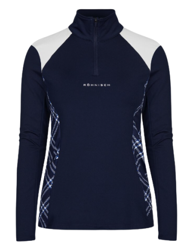 PULL DEMI-ZIP THERMIQUE ROHNISCH MARINE