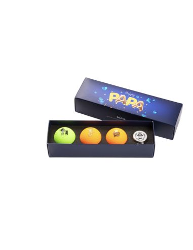 VOLVIK - COFFRET PAPA 3 BALLES 1 MARQUE BALLE