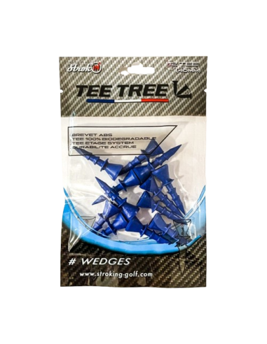 Tees Strokin Tee Tree 40mm bleu