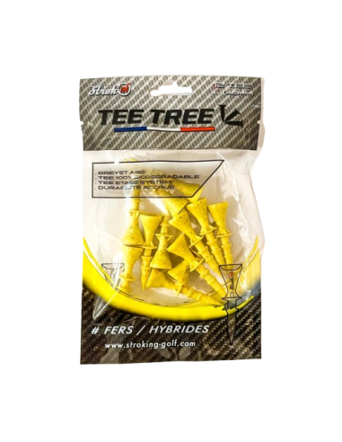 Tees Strokin Tee Tree 45mm Jaune