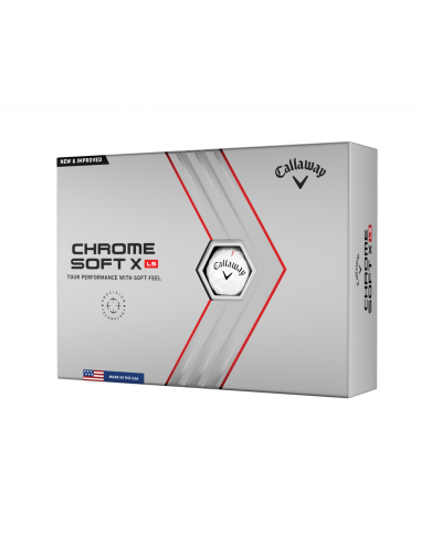 Balles Callaway Chrome soft X LS 2022