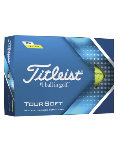 Balles de golf Titleist TourSoft Jaune