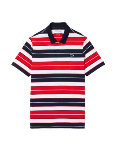 Tee shirt lacoste a rayure on sale