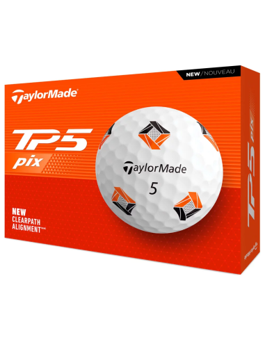 Balles de golf Taylormade TP5 Pix 2024