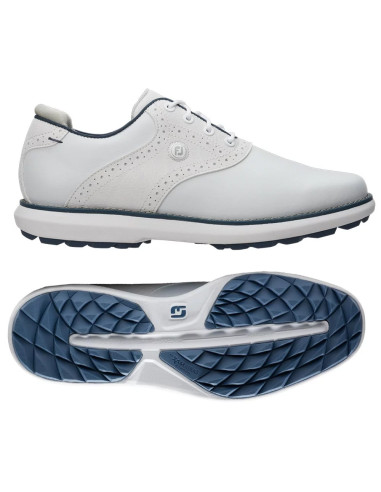 Chaussures Footjoy Traditions - Blanc/Argenté/Violet