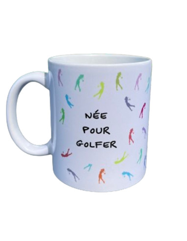 Mug née pour golfer