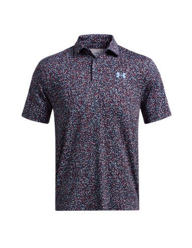 Polo Under Armour Playoff 3.0 Printed Midnight Navy / Horizon Blue