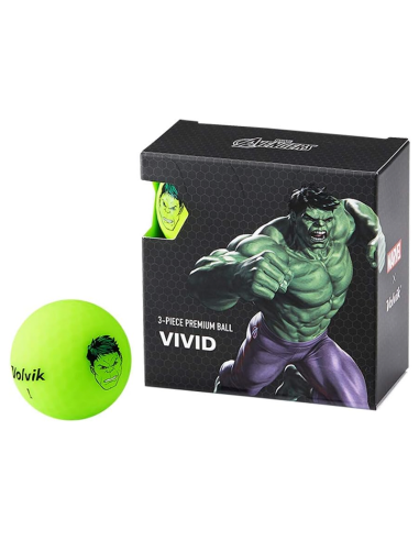 Balles de golf Volvik Marvel Hulk