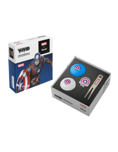 Balles de golf Volvik Marvel Captain America