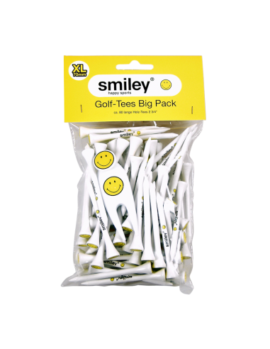 Sachet 80 tees Smiley